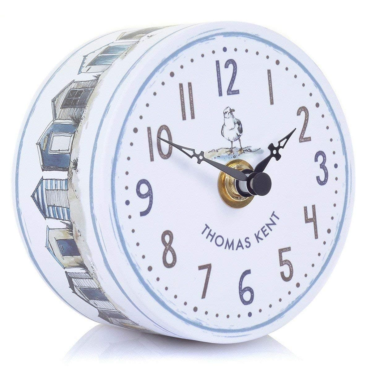 Beach Huts Portobello Clock by Thomas Kent