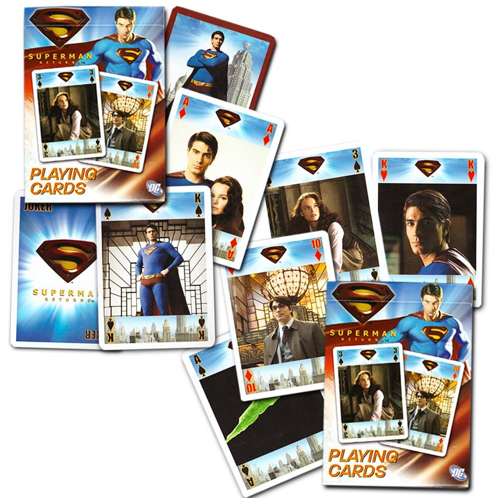 DC Comics Superman Playing Cards By Bicycle (2 Decks)