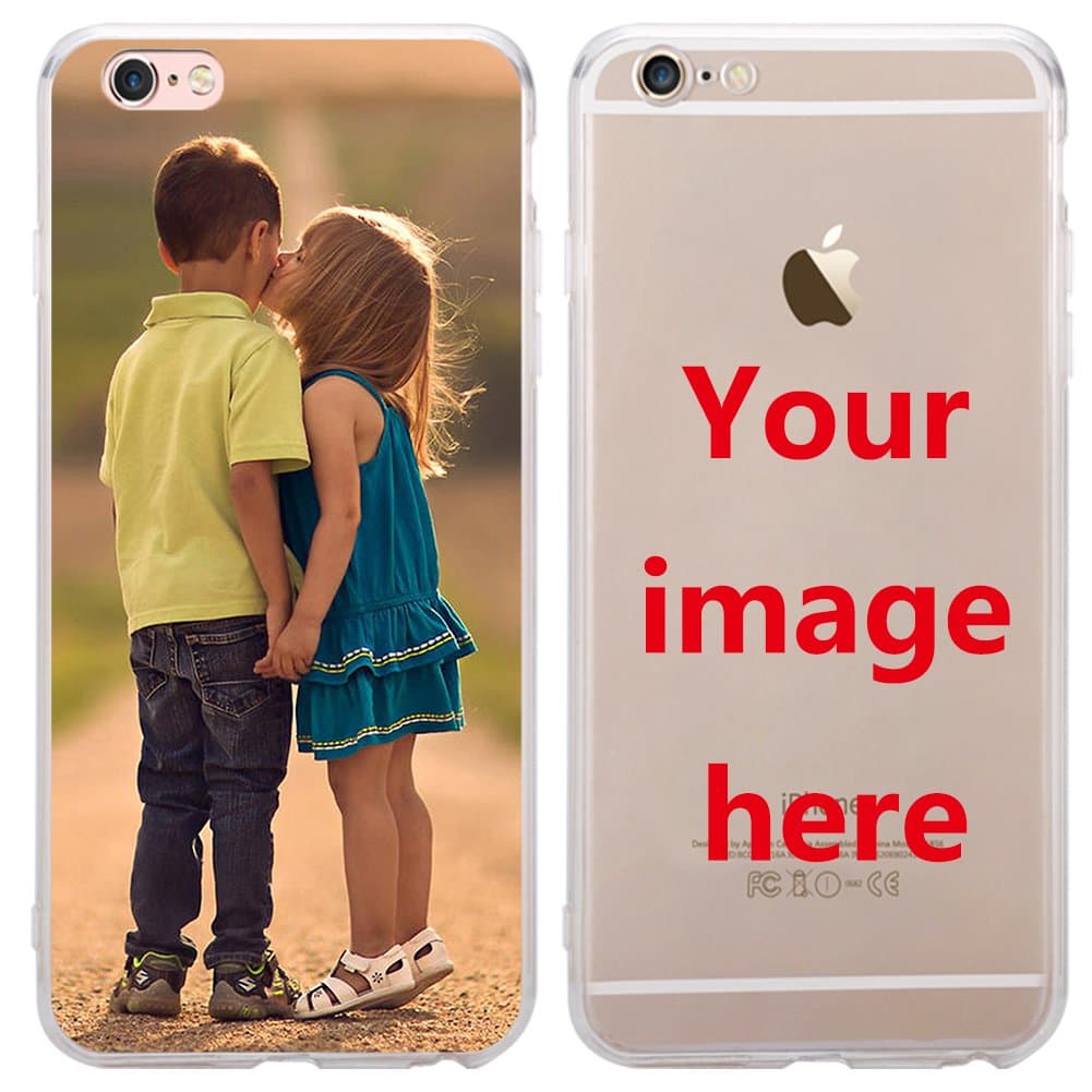 Depthlan Custom Phone Case for iPhone 6 / 6S, Personalized Photo Phone Case, Soft Protective TPU Bumper, Customized Cover Add Image Painted Print Text Logo Picture