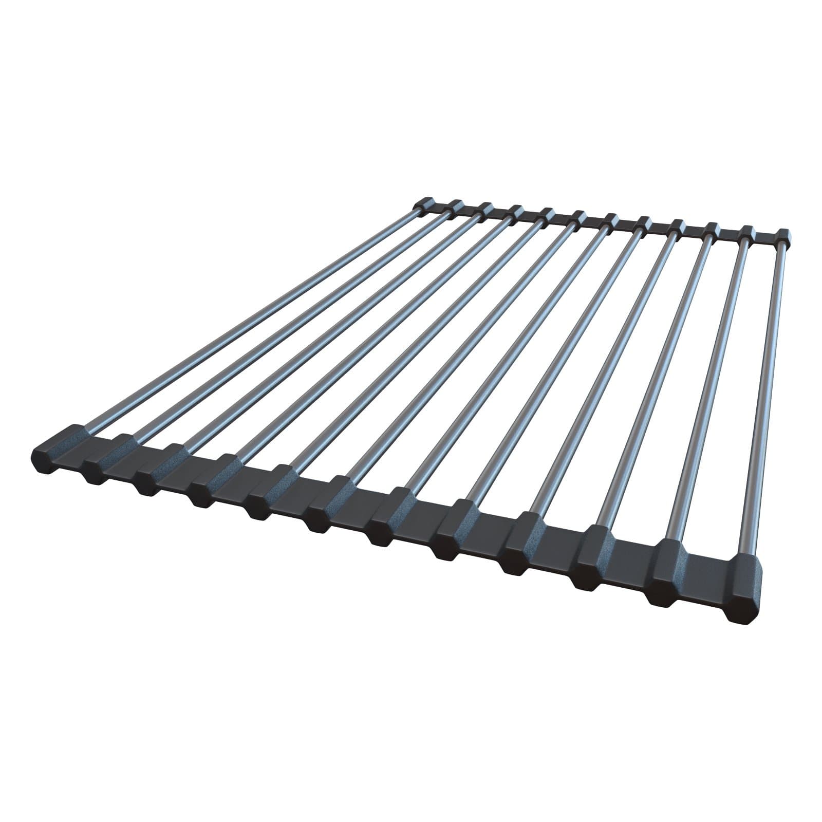 Over The Sink Dish Drying Rack Caddy | Rust Free Stainless Steal - Also Used In Corner Shelf, Kitchen Cabinets for Gadgets, Utensil Holder, Organizer, Hot Pan, Fruit Colander, and More (16 x 9 inches)