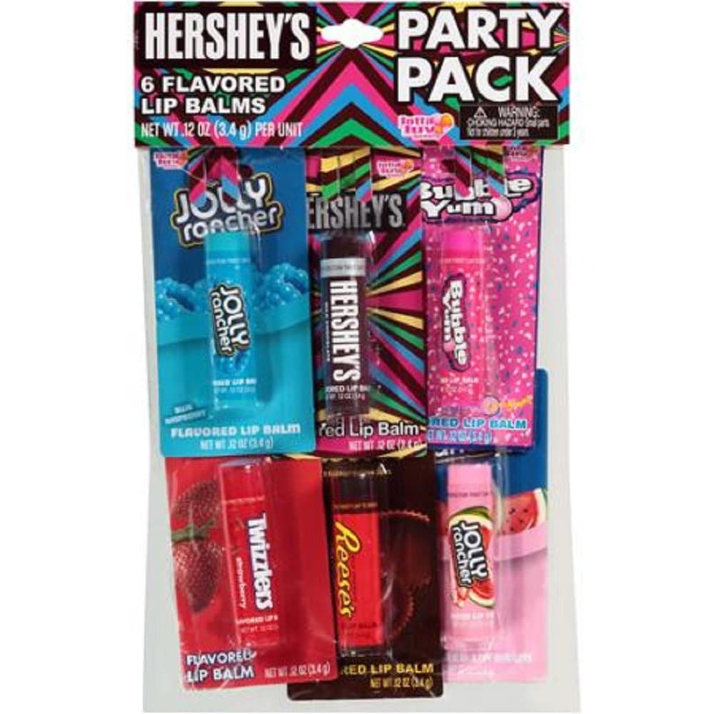 Hersheys Flavored Lip Balms, 0.12 oz, 6 Count