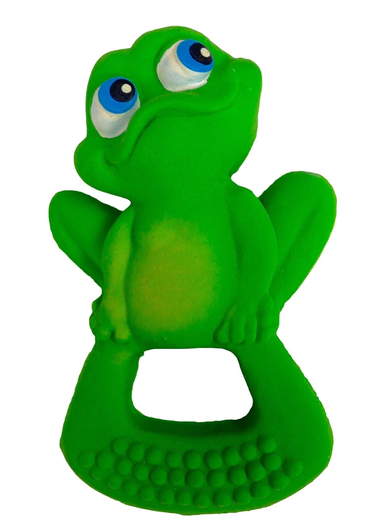 Frog Natural Rubber Teether 4" by Lanco
