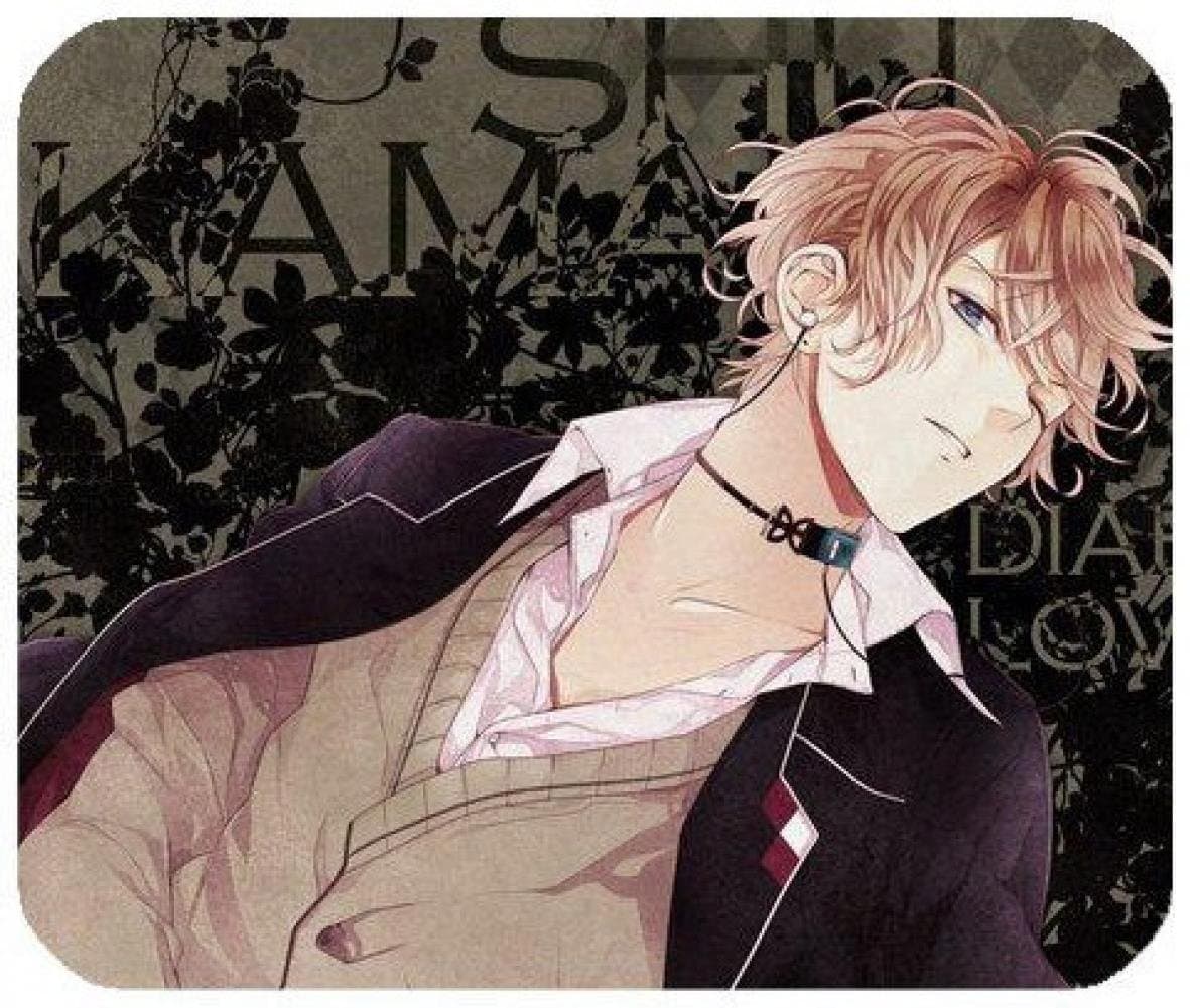 Smiling Christmas Holidays Diabolik Lovers Mouse Pad Mat Computer Rectangular mouse pad Dl