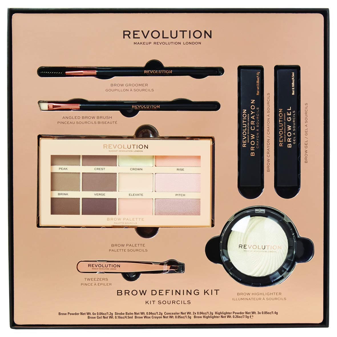 MAKEUP REVOLUTION LONDON BROW DEFINING KIT