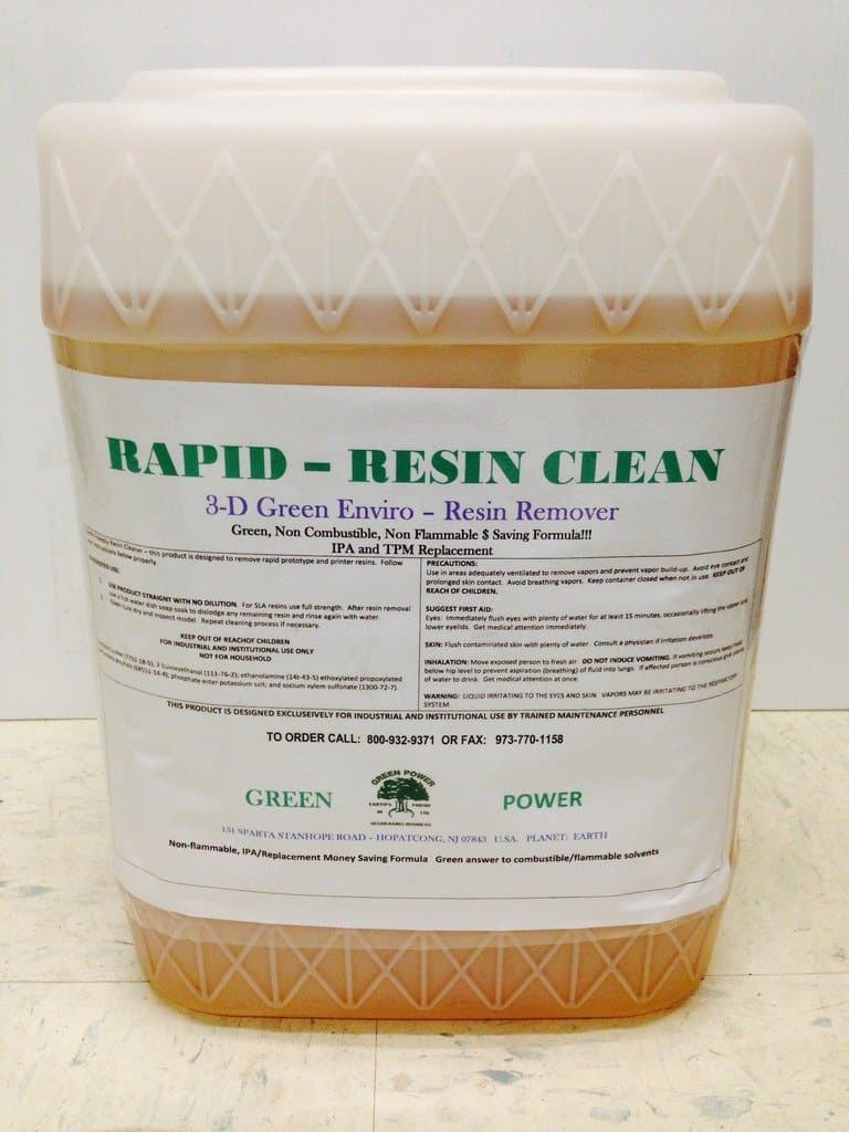 Green Power 3 -D Prototype Cleaner-Rapid Resin Clean