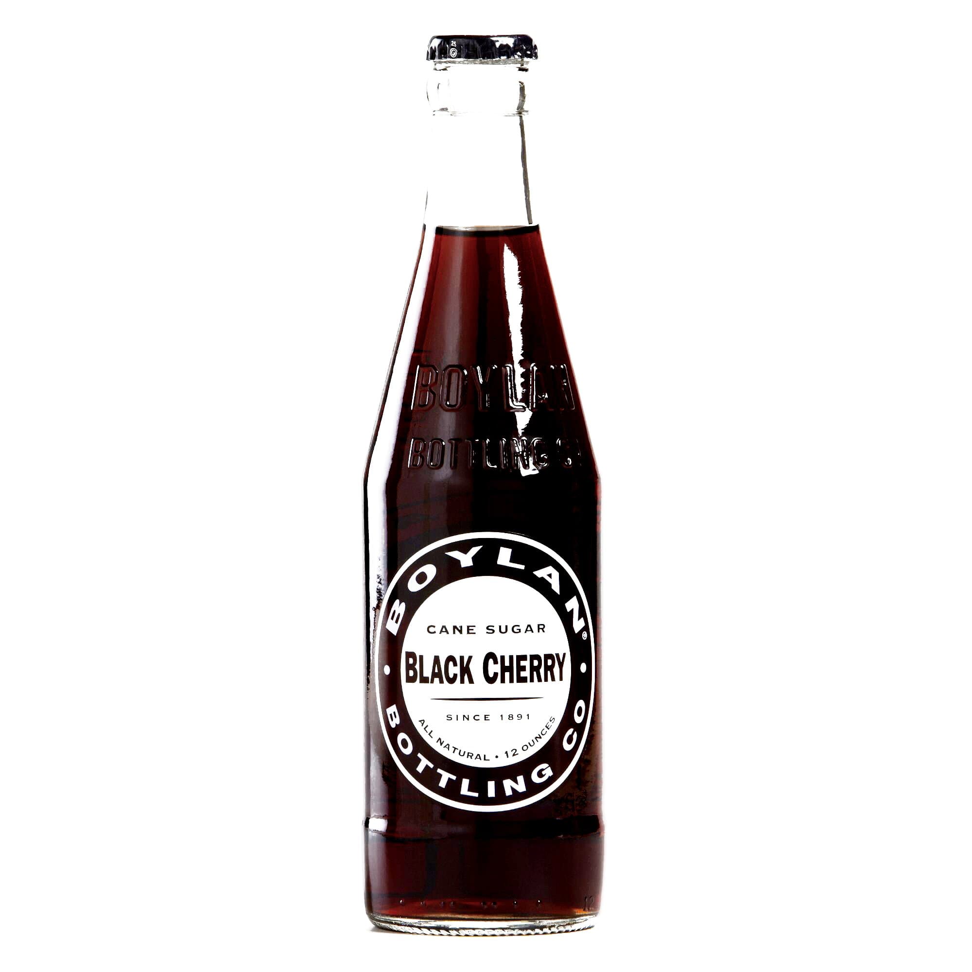Boylan Black Cherry Soda 12 oz each (6 Items Per Order)