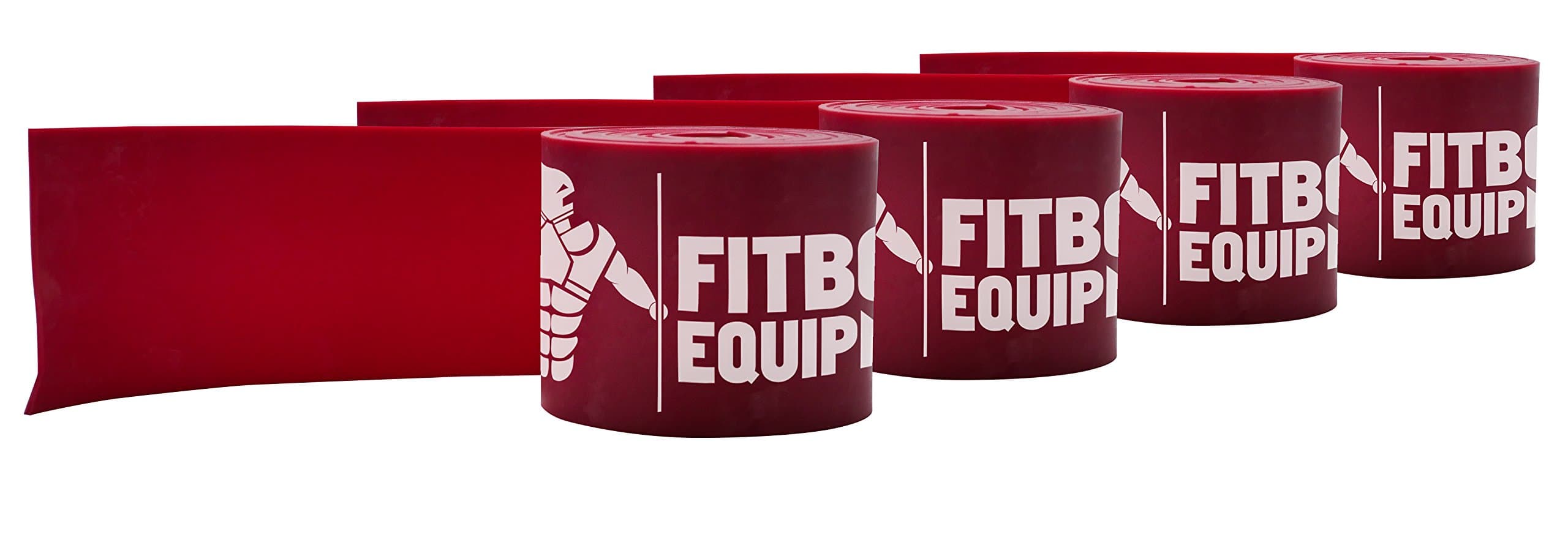 Fitbotic Floss Compression Band for Mobility 1 or 4 Pack Multipack- for Crossfit, Strength. Calisthenics/Gymnastics, Injury Prevention, Knee, Flossing Wraps Tape