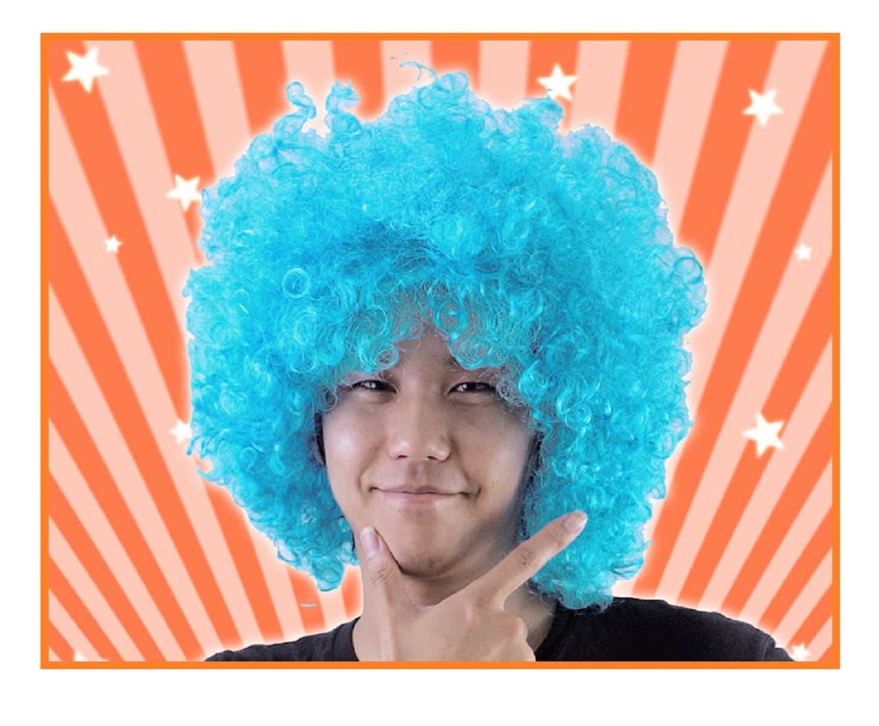 UNI Afro Hair Light Blue (Wig)