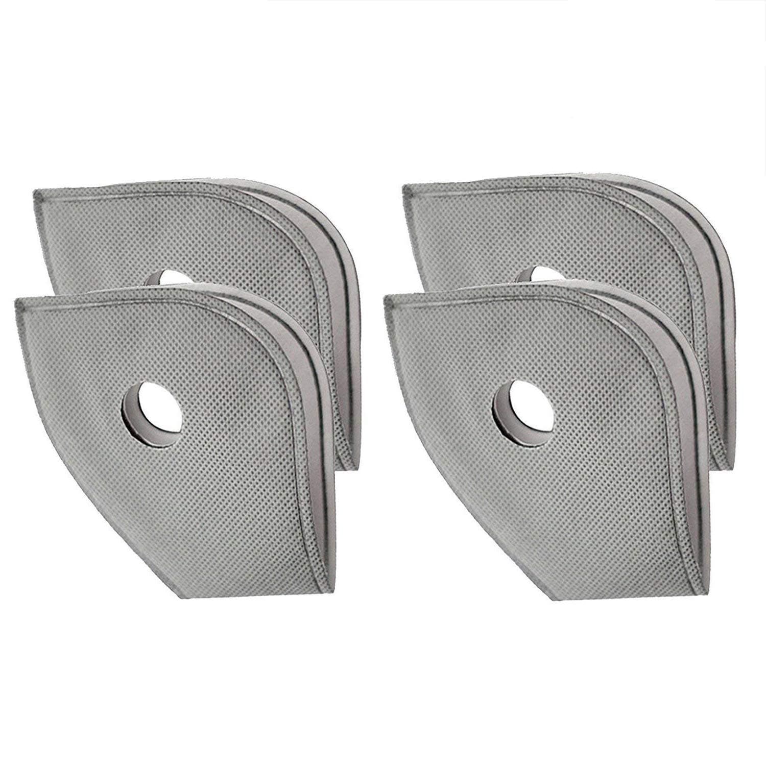 Lurowo Dust Mask Replacement Filter,4 Pcs Activated Carbon N95 Filters Reusable Anti Pollution Safety Mask for for Mesh Or Neoprene Dust Mask,for Woodworking Gardening Running Cycling