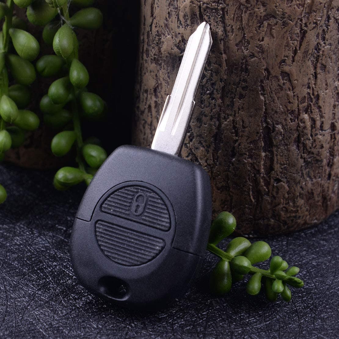 Car Black Remote 2 Button Key Shell Case Fob Replacement fit for Nissan Almera Primera Micra Terrano Navara X-Trail