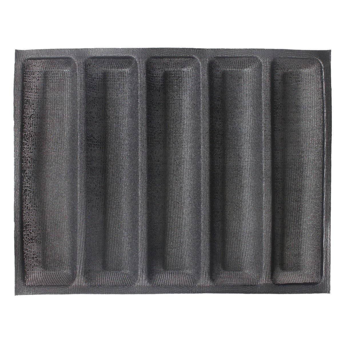 Silicone Bread Mold, Non Stick Reusable Baking Form Perforated Mould 5 Molds