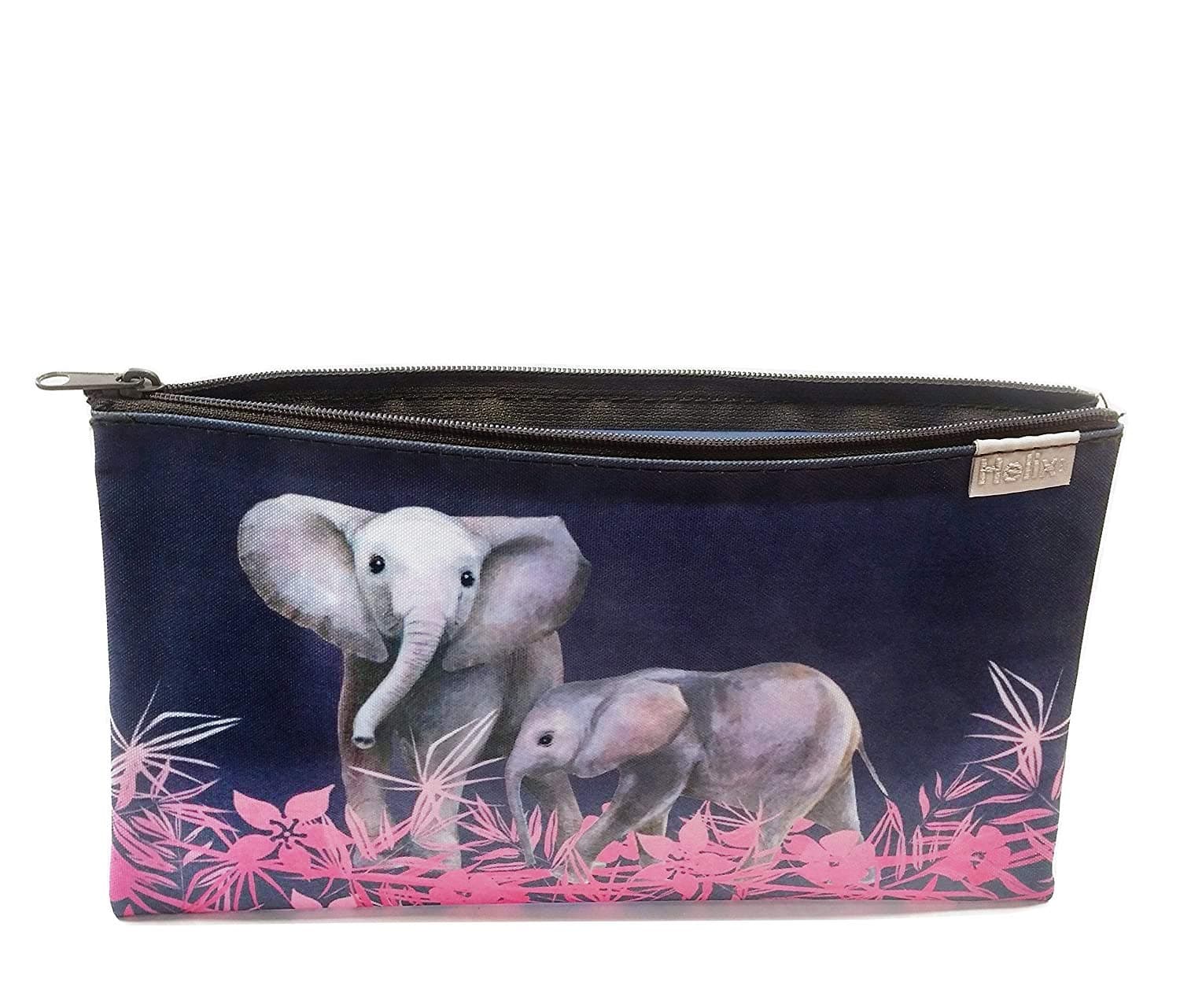 PENCIL CASE "ELEPHANTS" - FOR SCHOOL OR HOME USE
