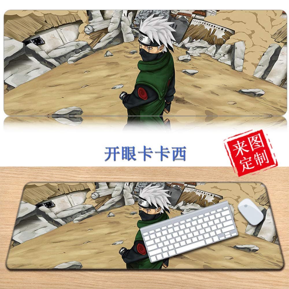 Mouse Pad One Piece Naruto Anime Mouse Pad PC Gaming Computer Mousepad Large Desk Mat,90x40x0.3cm