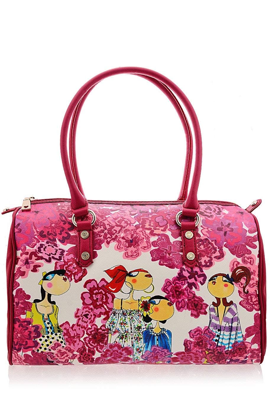 FLORENTINA Large Magenta Bag