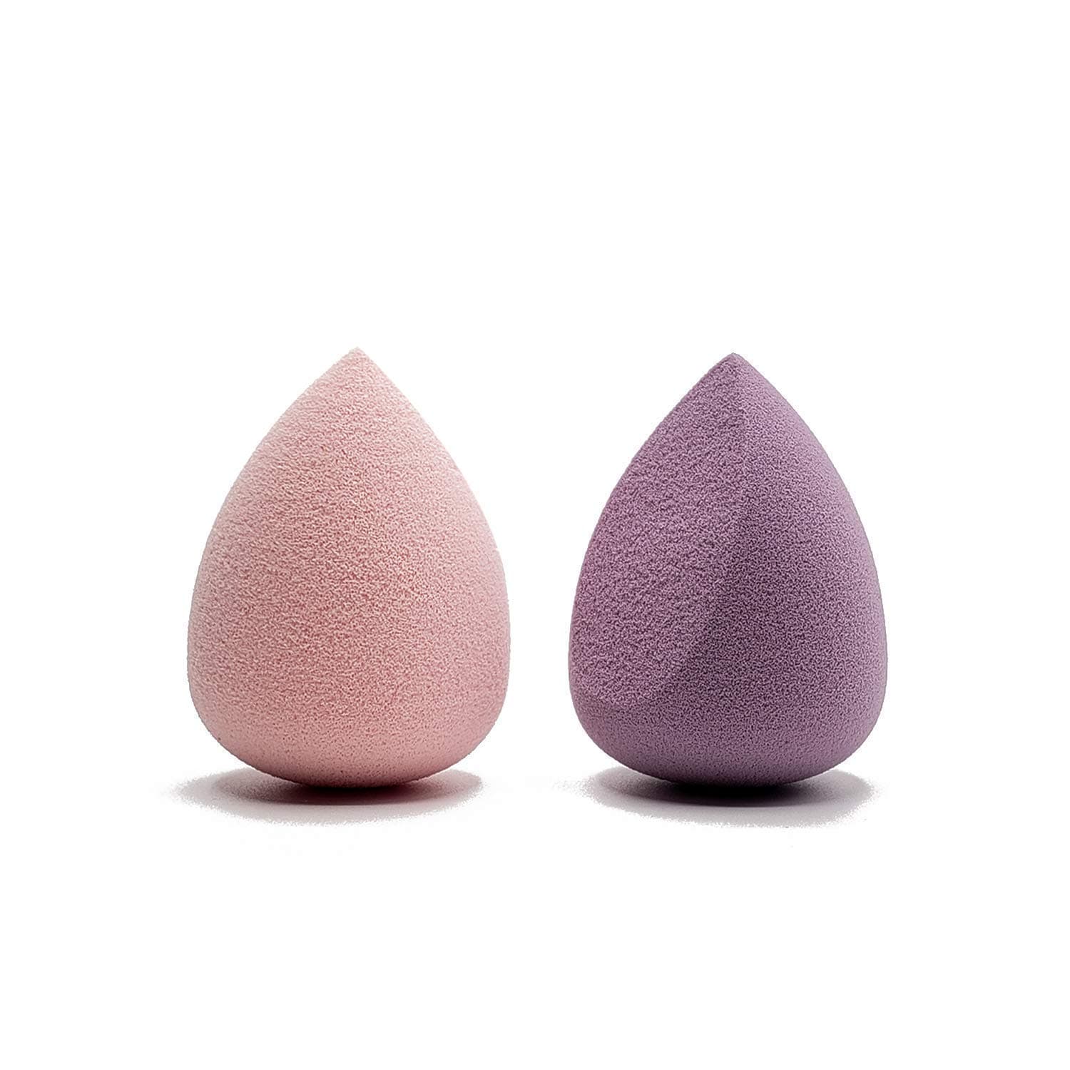 Makeup Sponge Blender Pro Puff Set (2 Pcs), Teardrop and Wedge Shaped, Hypoallergenic, Latex-free, Flawless Beauty, Streak-free Foundation
