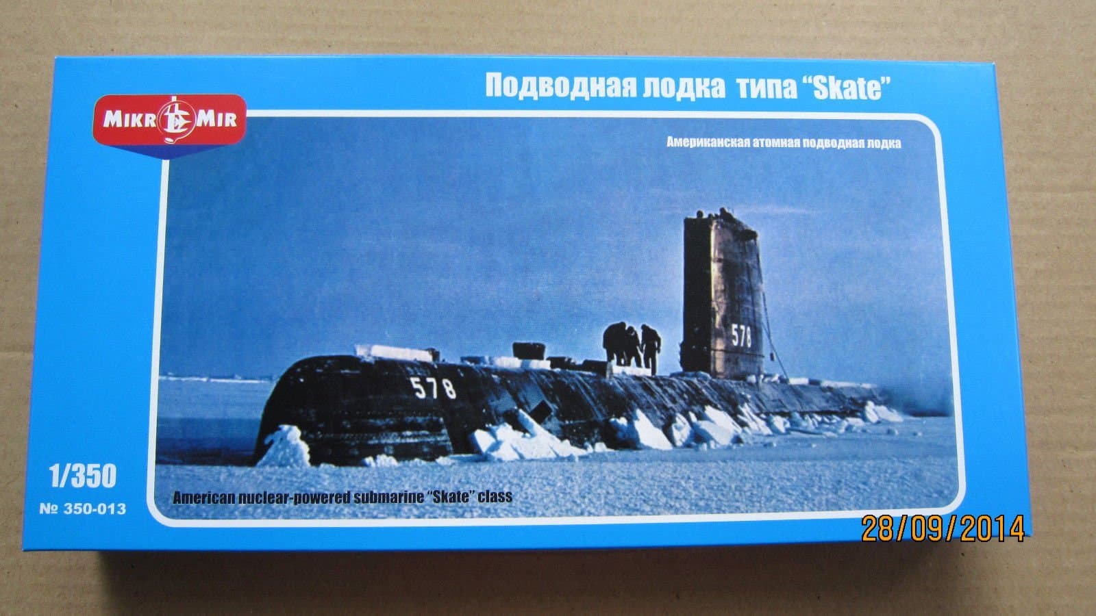 Micro Mir ***U.S. Nuclear-Powered Submarine 'Skate' Class 1/350 350-013