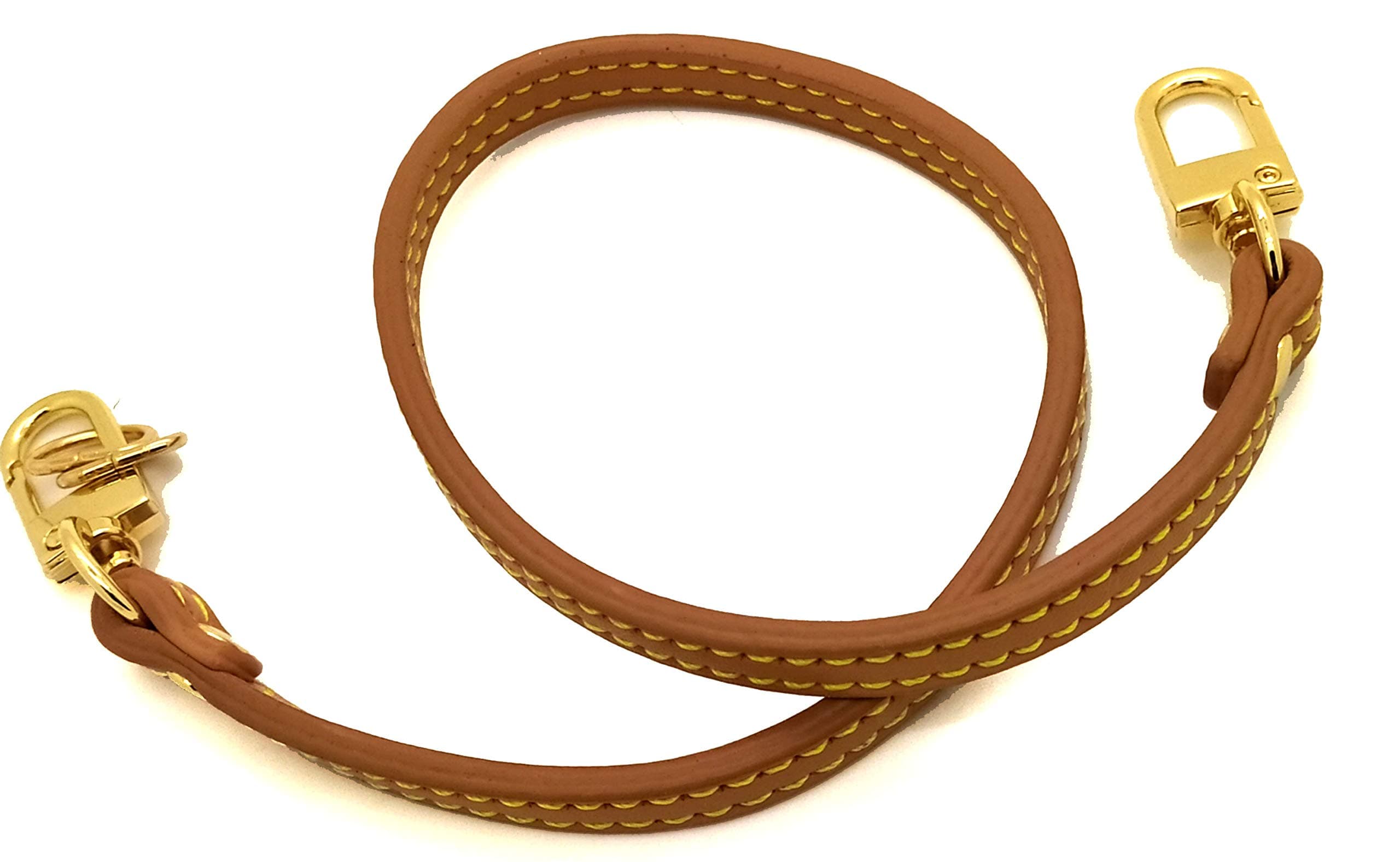 Real Leather Shoulder Strap Replacement 15.7" 40 cm That Matches Patina for Pochette accessoires eva Favorite felicie Mini Pouch