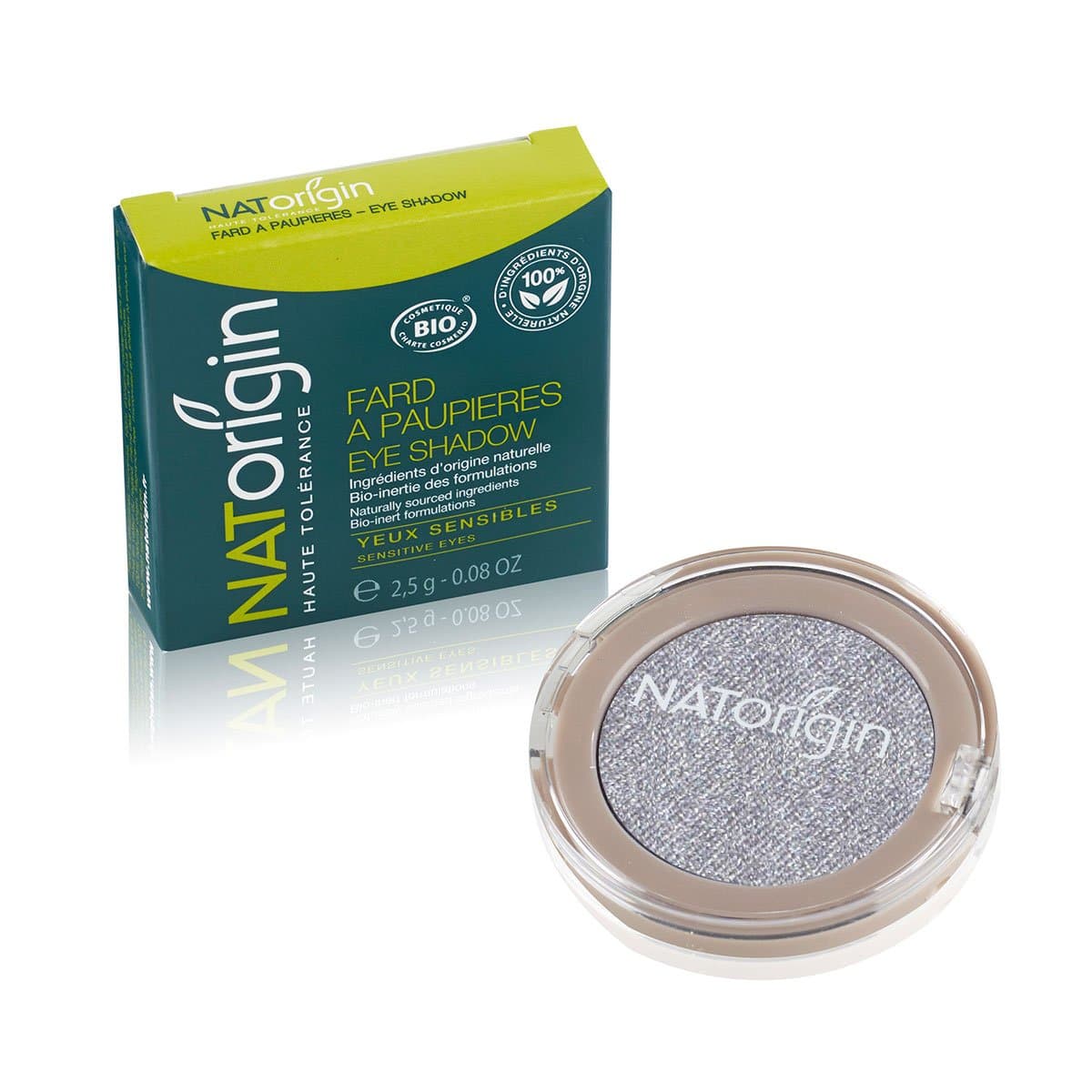 NATorigin Powder Eye Shadow, Silver 2.5 g