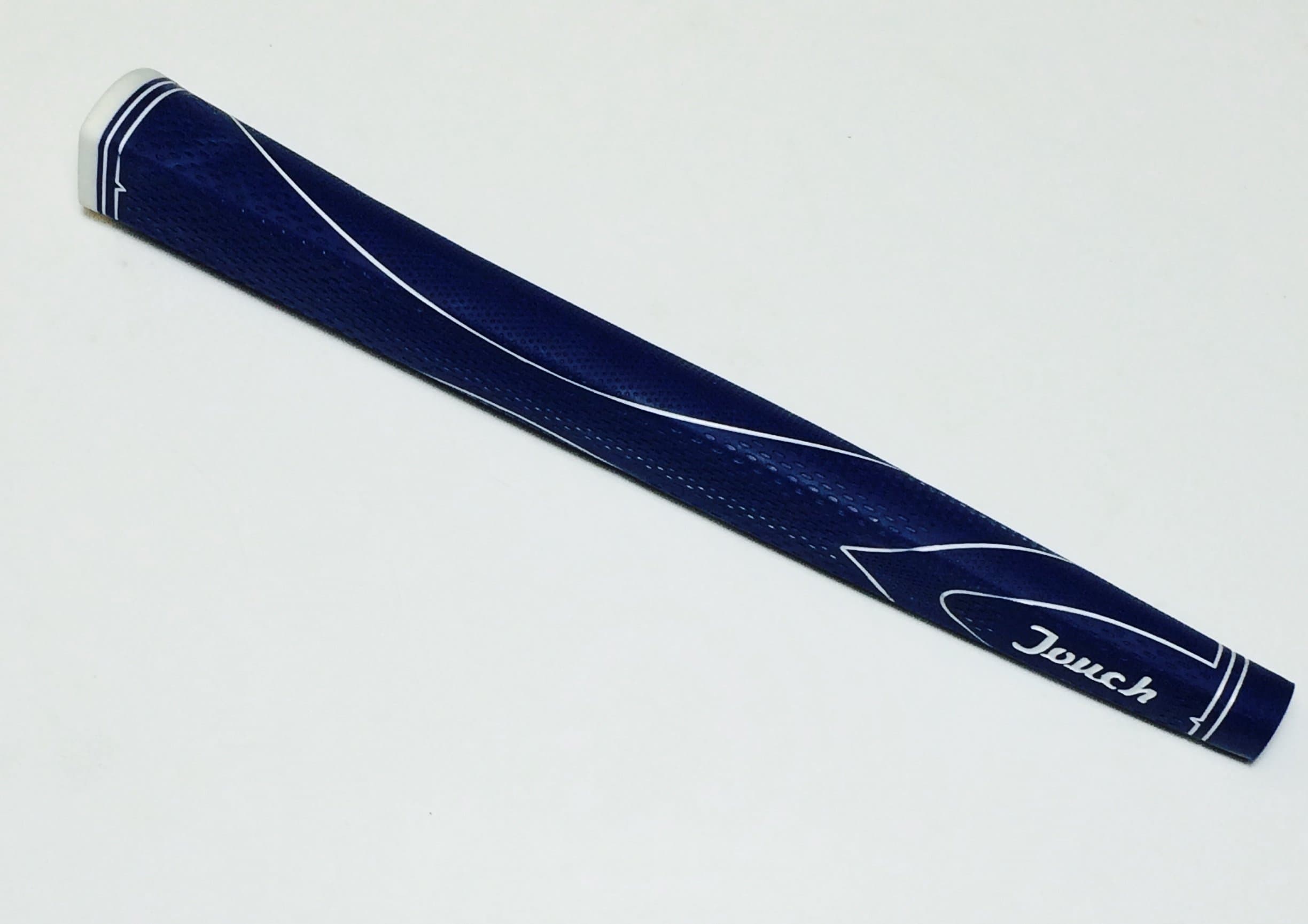 Touch jumbo putter grip blue/white pistol shape includes free grip tape