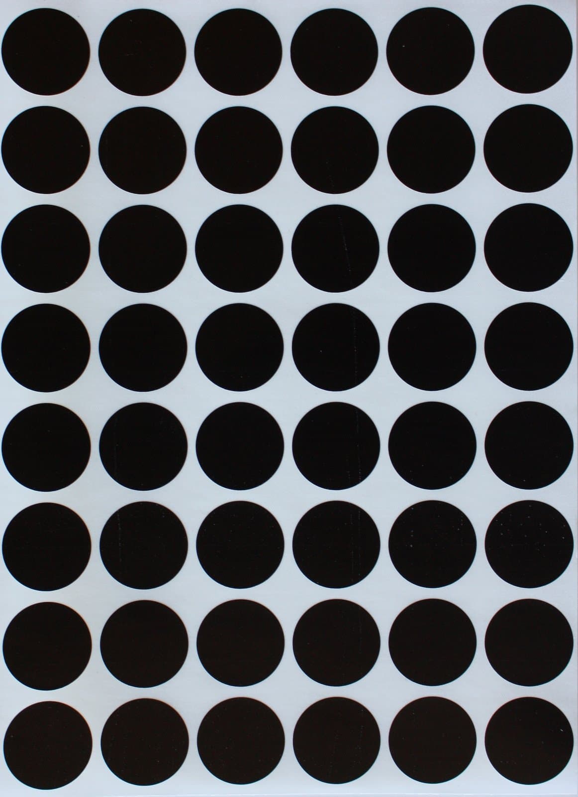 Royal Green Color Coding Labels Black 5/8" Diameter (11/16) Rounds Dot Stickers - Size 0.69-17mm DOTS 336 Pack