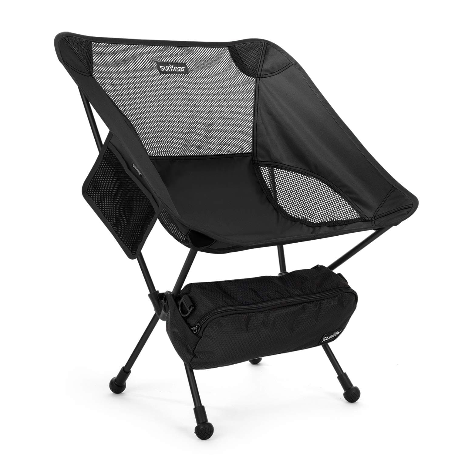 Sunyear Lightweight Compact Folding Camping Backpack Chairs, Portable, Breathablem Comfortable, Perfect for The Outdoors, Camping, Hiking, Picnic