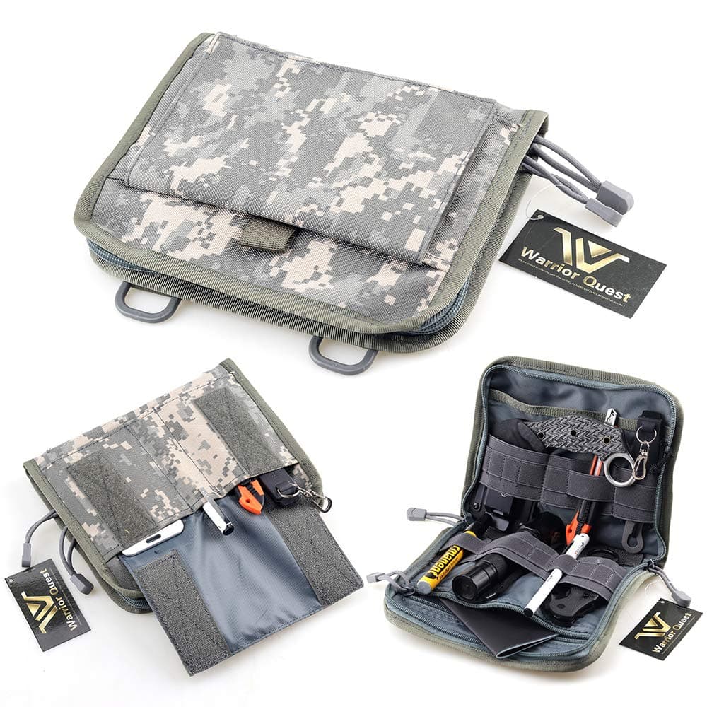 Warrior Quest Low Profile Organizer Pouch – Molle System Utility Pouches Tactical Medical Pouch Tools Accessories Pouch