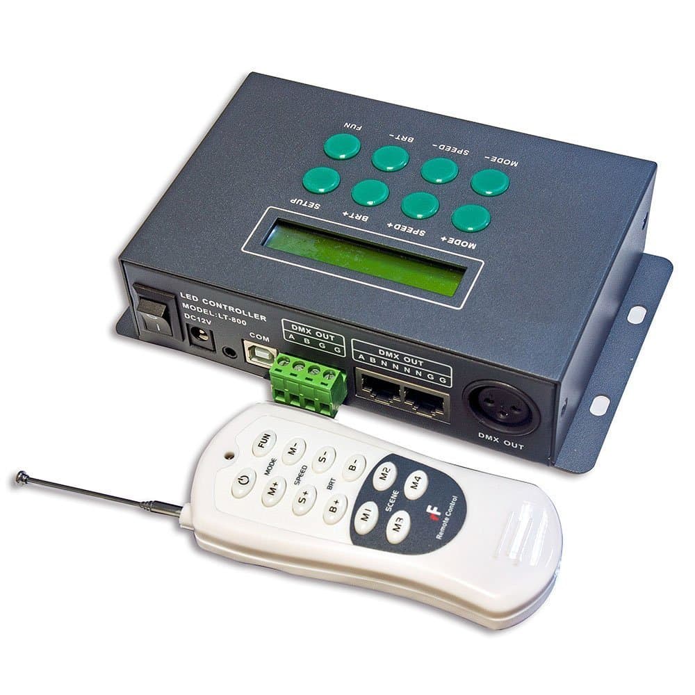 LTRGBW LEDEMAI 12V DC DMX512 Master Controller Control LED Lighting and Work with DMX Decoder