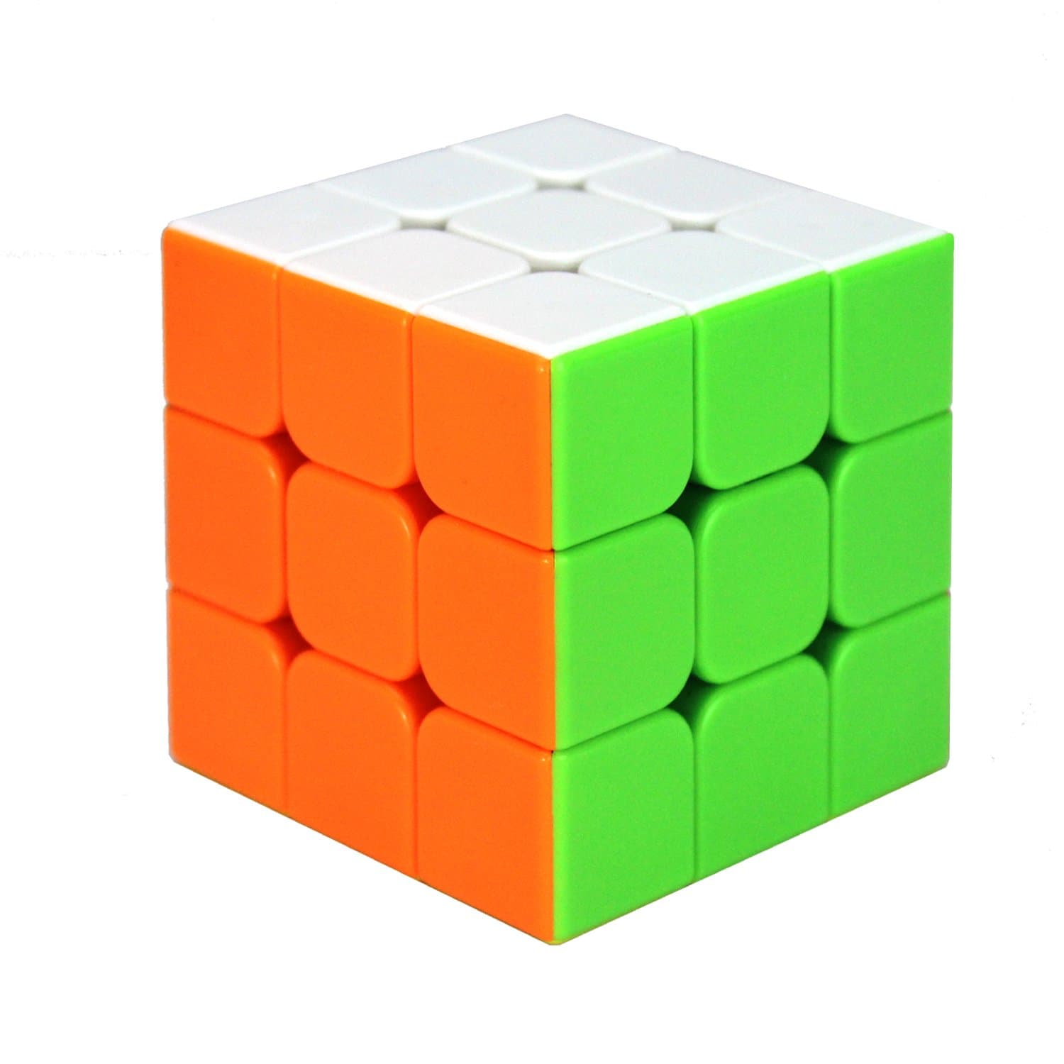 3x3 Speed Cube - Stickerless Puzzle Cube - Easy Turning and Smooth Play Magic Cube - Super Durable Colorful Puzzle Toys (2.3in)
