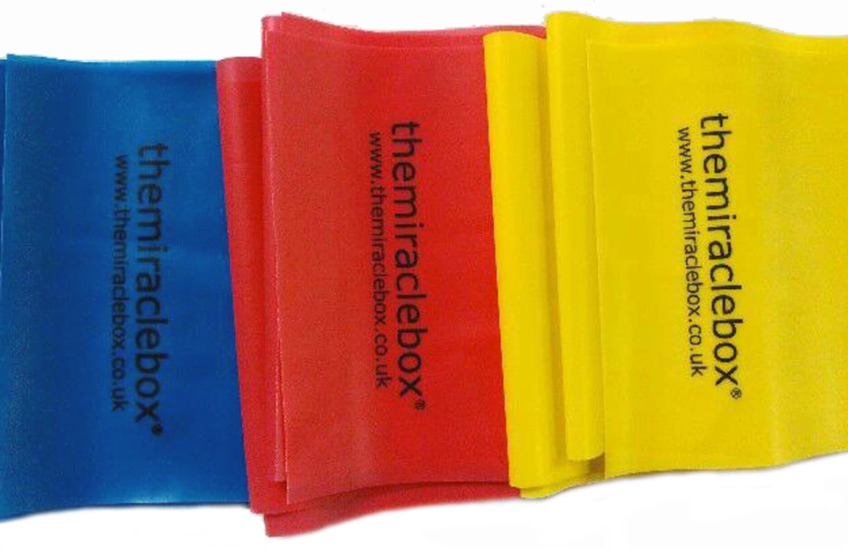 Miracle Box PINGLISS Resistance Band Set, Include 5 Stackable Exercise Bands 56