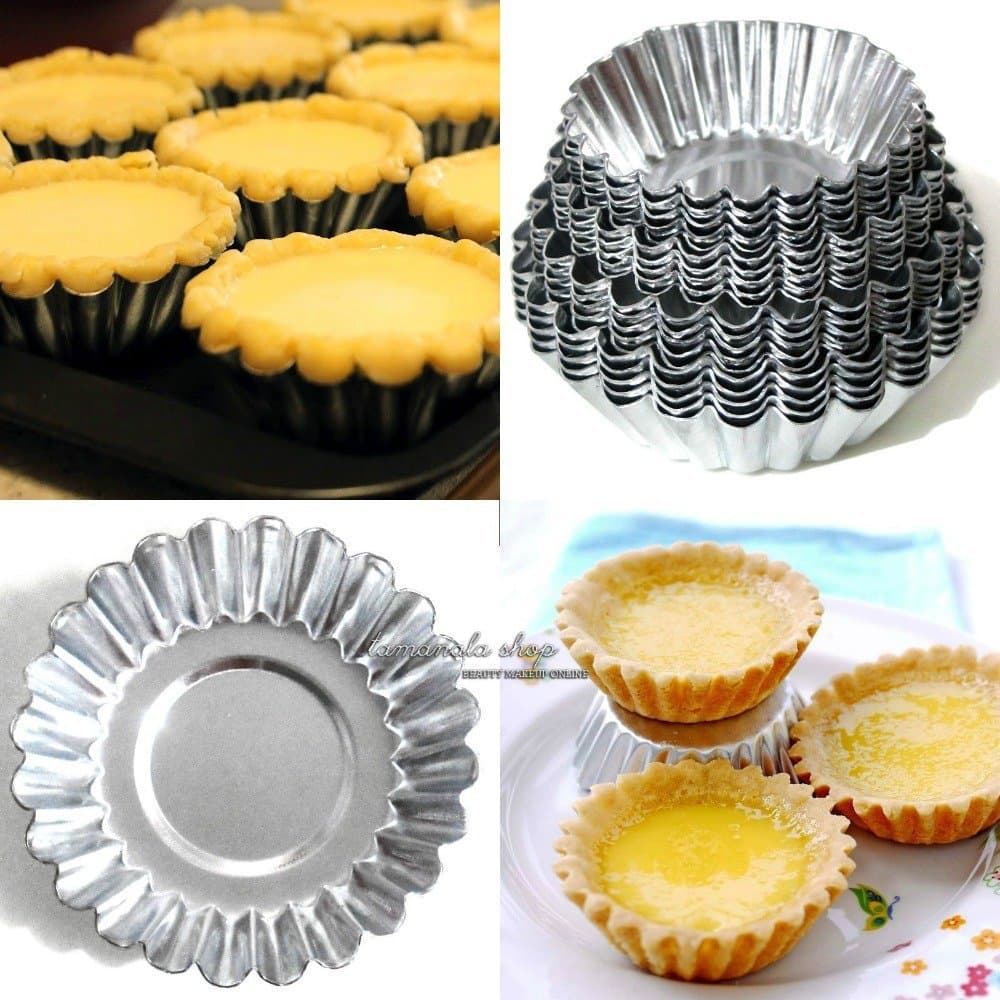 Baking Mould Tool for Cupcake, Egg Tart, Cake, Cookie (4 Sizes 20pcs.)