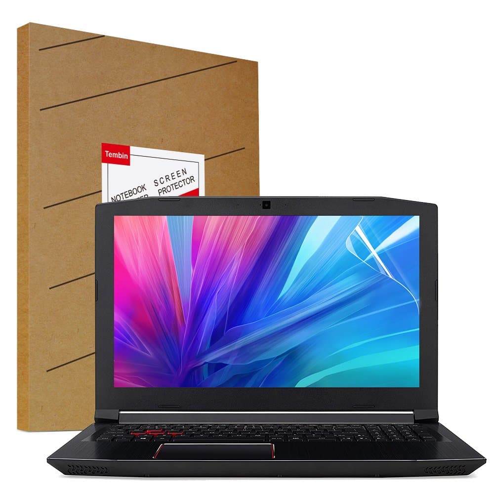 Tembin® HD Ultra-Thin 0.15mm Laptop Screen Protector for 15.6 Inch Notebook Computer Display 16:9 Anti-Scratch Protect Eyes Screen Film Clear Anti Blue Light High Clarity Screen Filter Protector