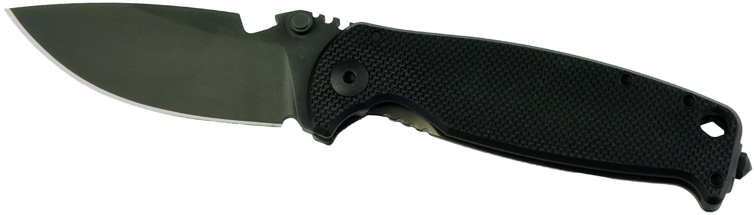 DPX Gear Hest Folder Triple Black Knife