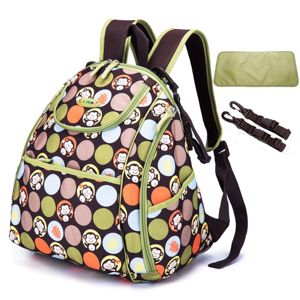 CLD Diaper Bag Backpack Size L Green