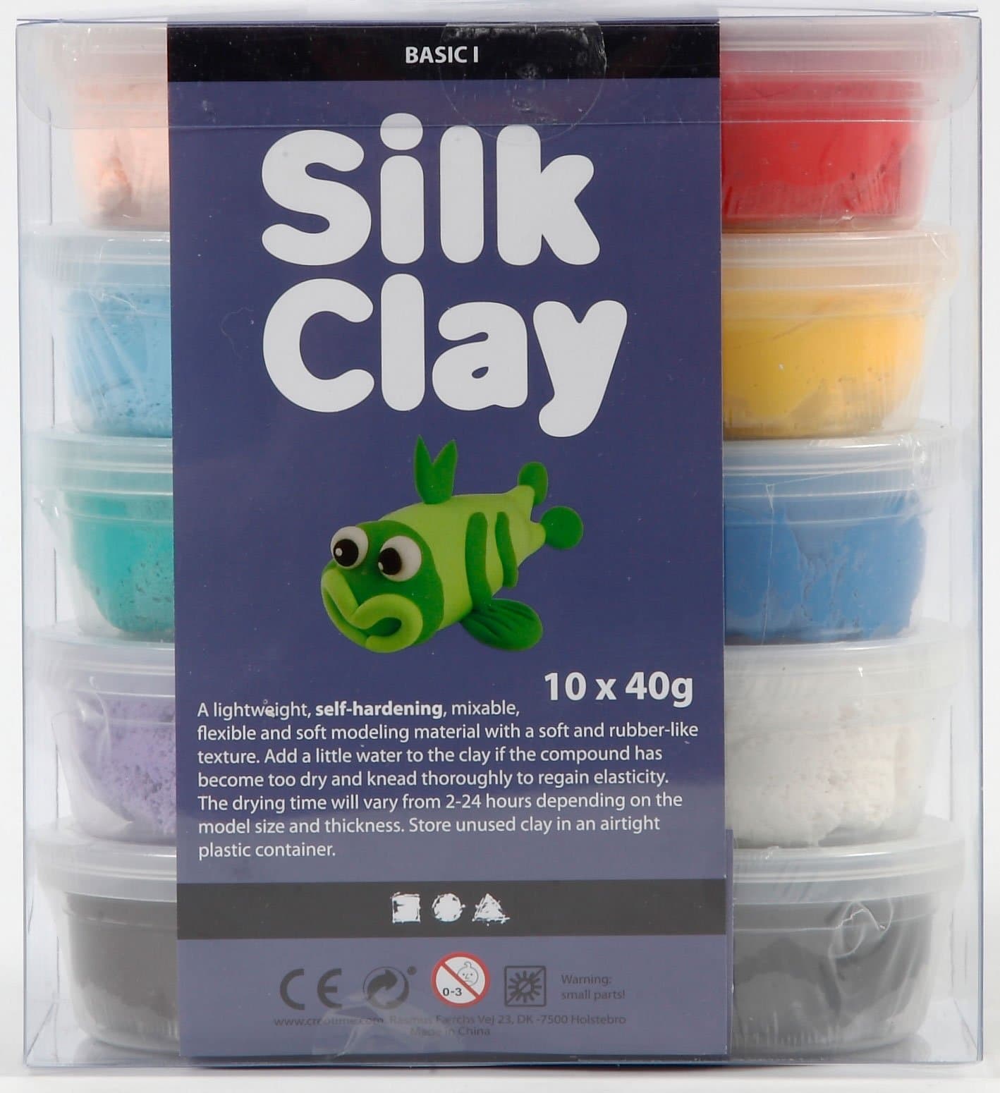 Silk Clay Self-Hardening Modeling kinderknete (Basic I)