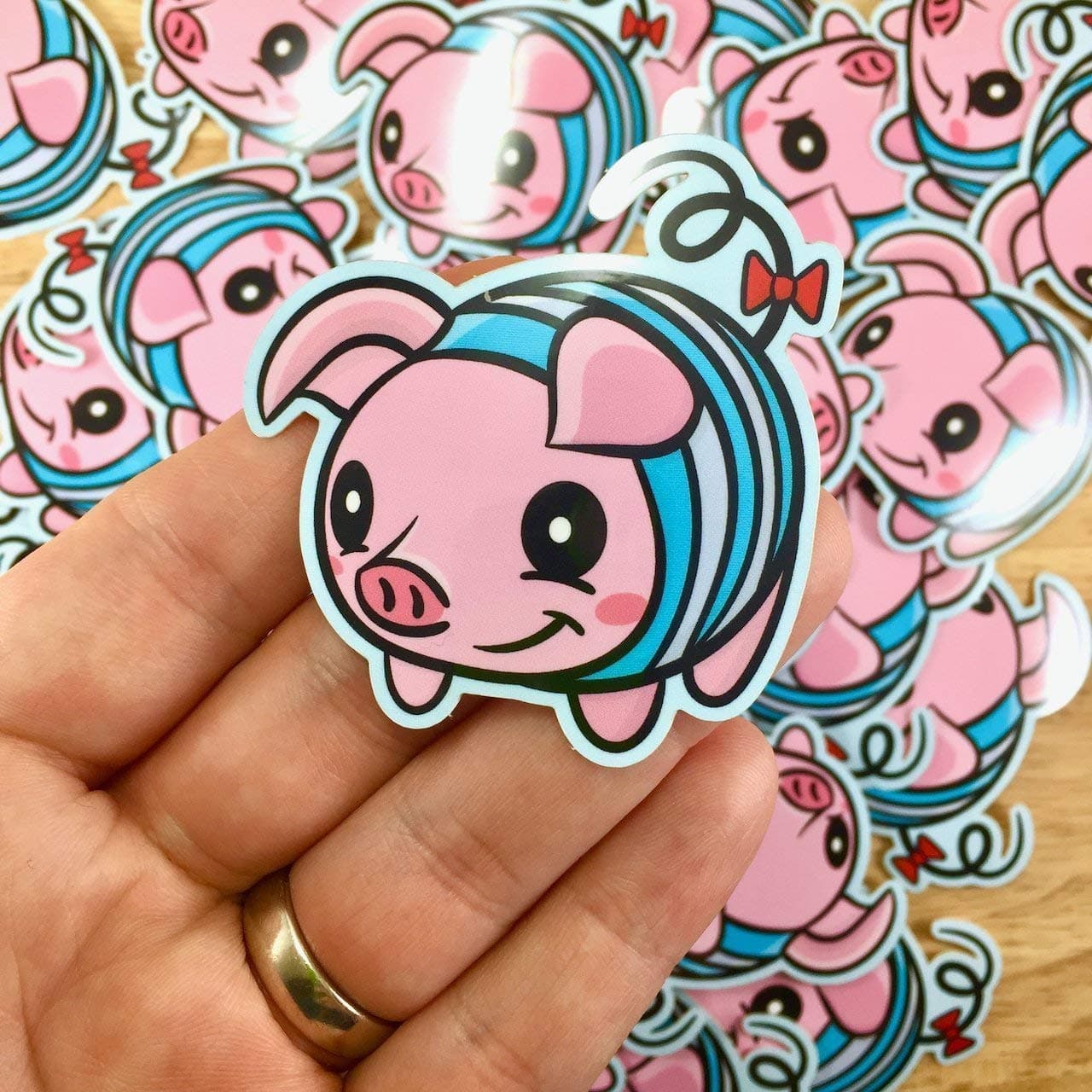 Poogie Pig | Glossy Sticker