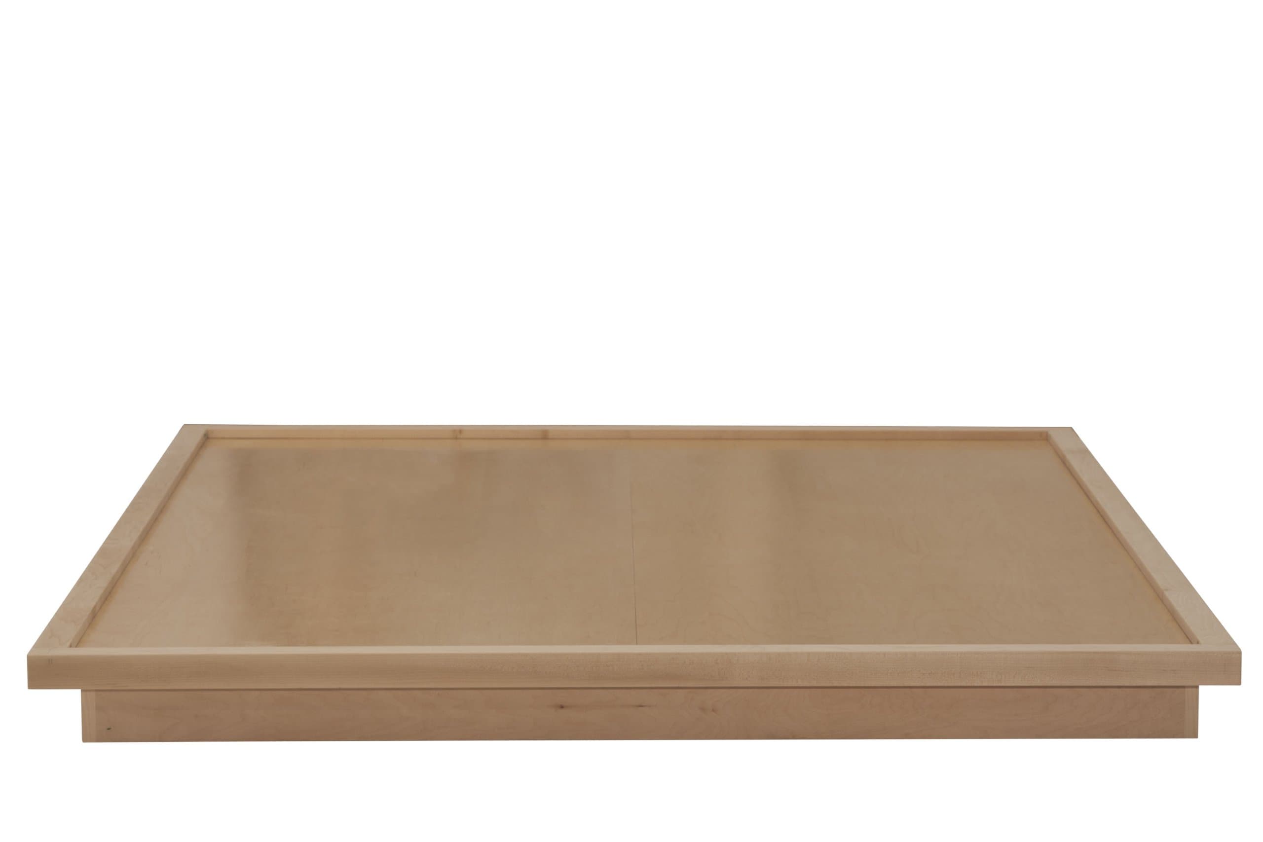 Urbangreen Low Platform Bed in Maple, Twin, Ebony