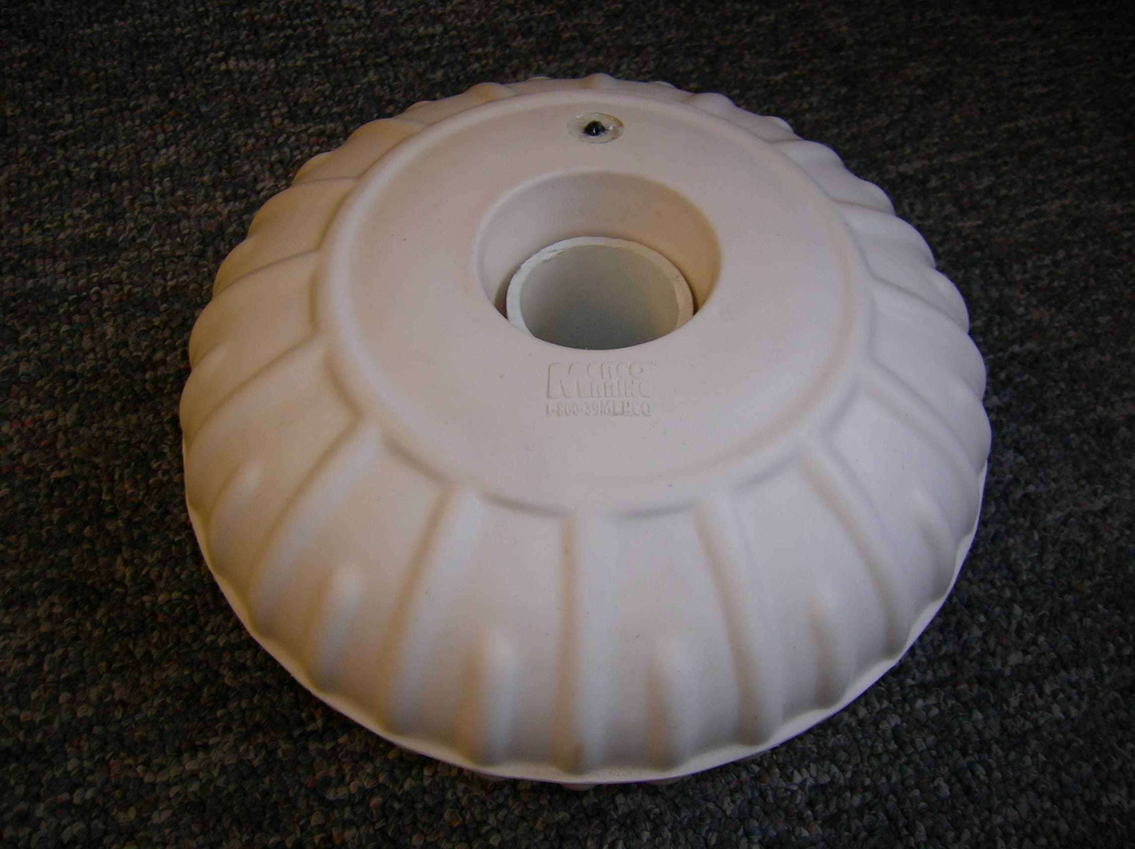 12" Dock Wheel - White