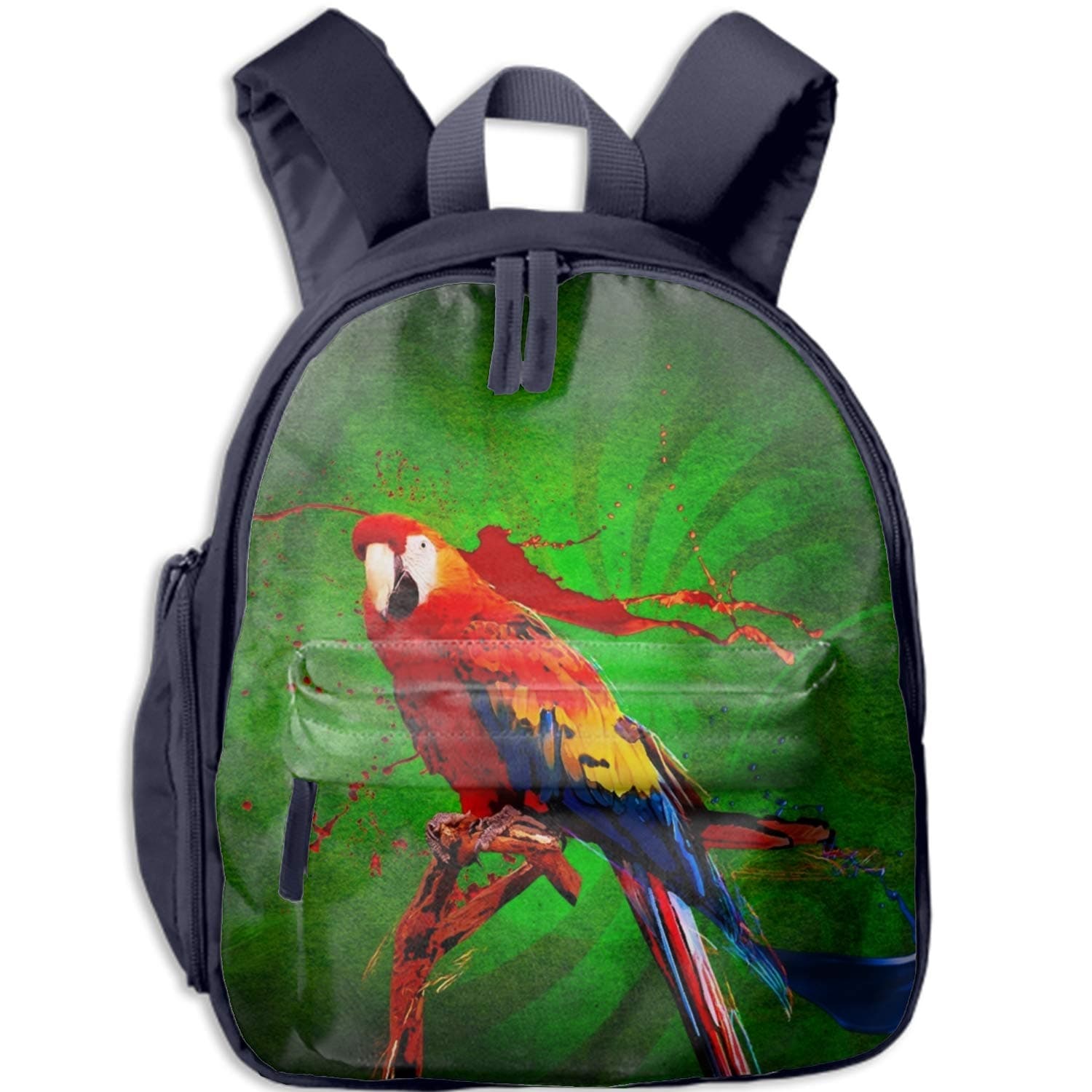 Children's printed backpack Parrot Art School Backpacks Hiking