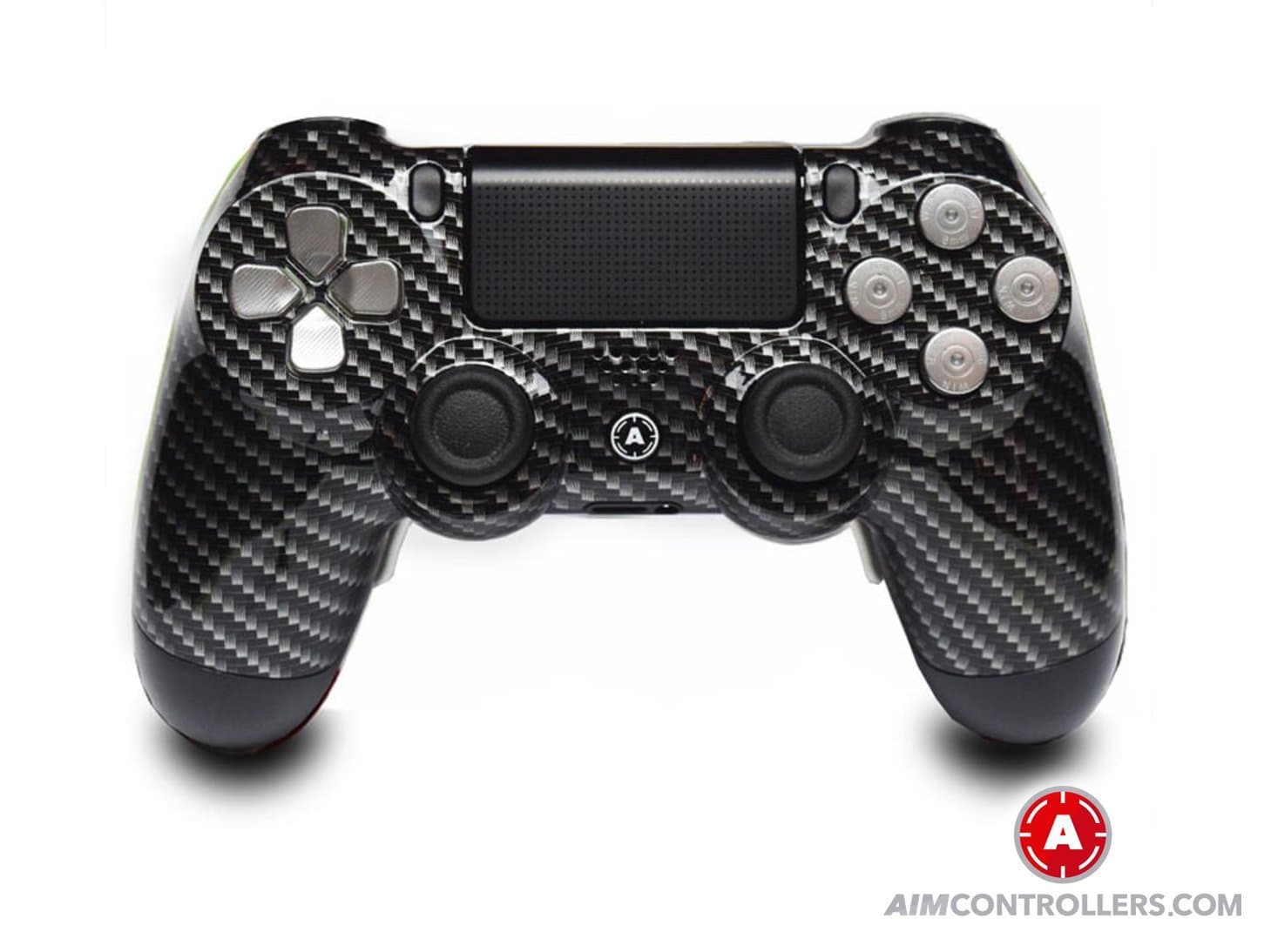 PS4 Dualshock 4 V2 Custom Controller AimCotrollers AIM Carbon paddles X/O scuf