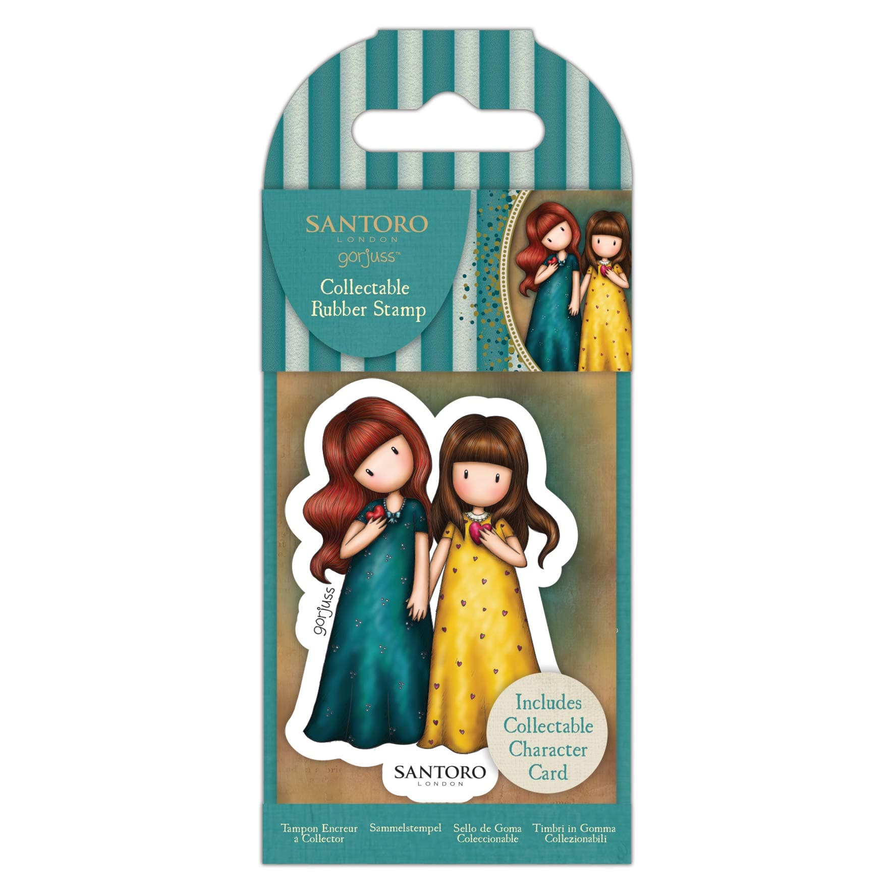 Santoro Gorjuss Scrapbooking Stamp, Multi-Colour, One Size