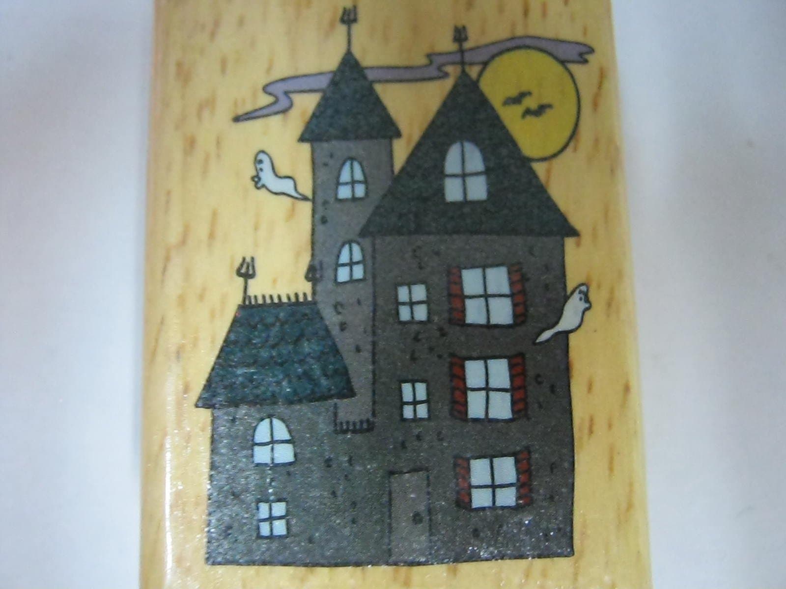 Haunted house stamp