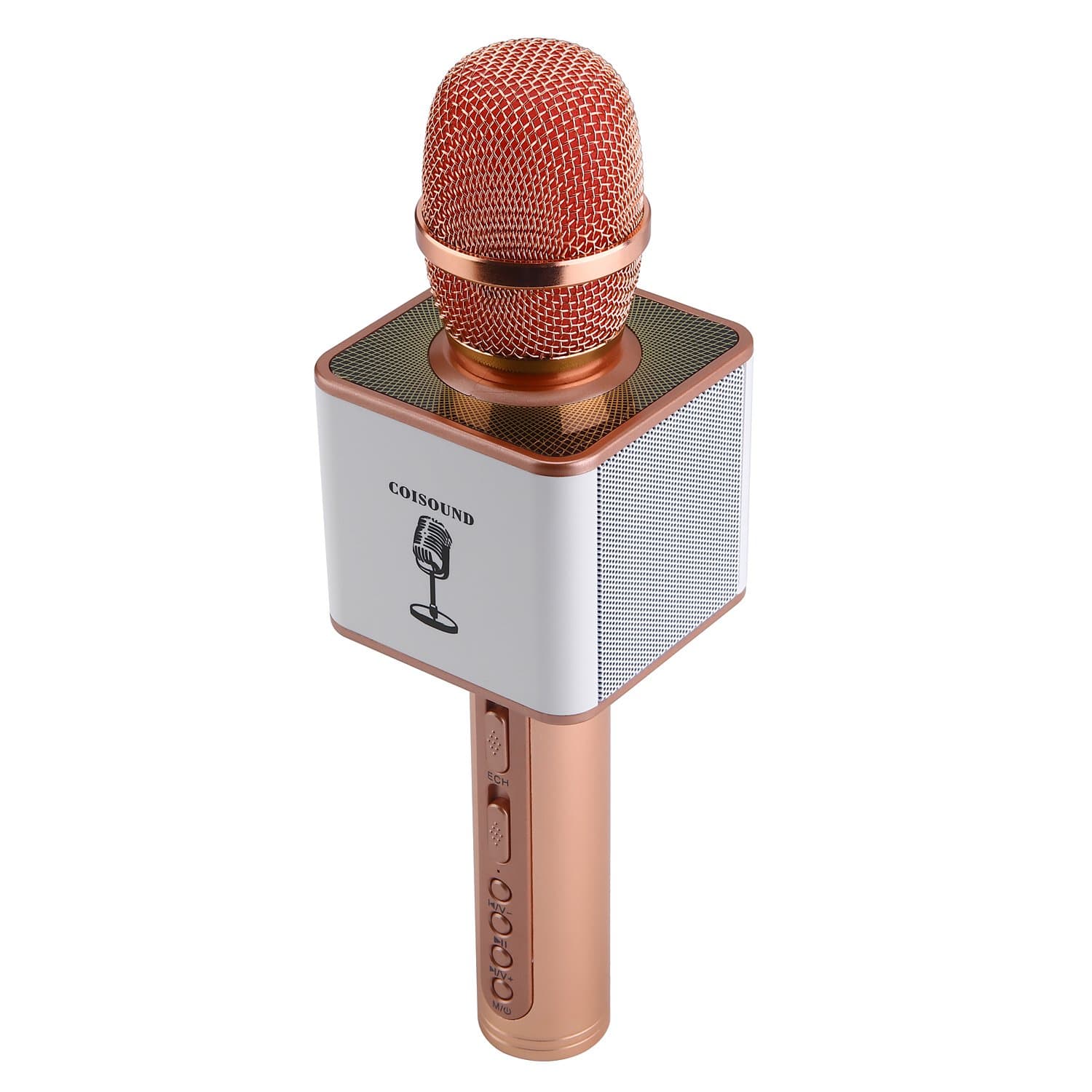 Karaoke Machine Wireless Portable Microphone – Rechargeable Handheld Karaoke System With Built-In Bluetooth – Compatible With IOS Android, Smartphone And PC - Wireless KTV Device by Coisound