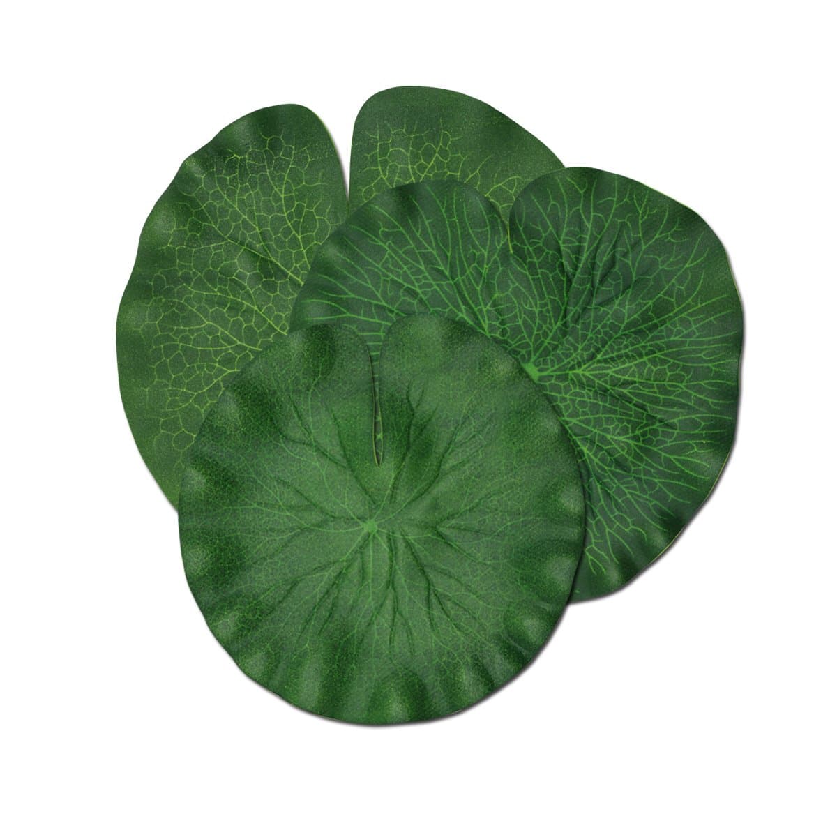 Artificial Lotus Leaf Floating Foam for Pond Pool Tank Artificial Foliage aquarium Decor Pack of 3 (15cm+17cm+20cm)