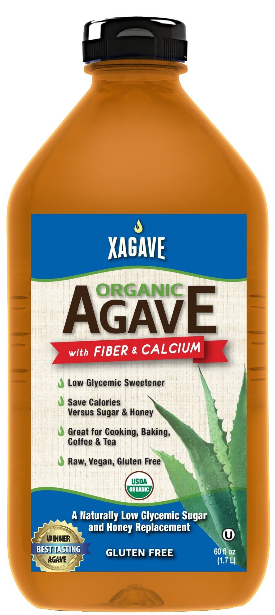 Xagave Organic Agave Nectar - 5lb Bottle