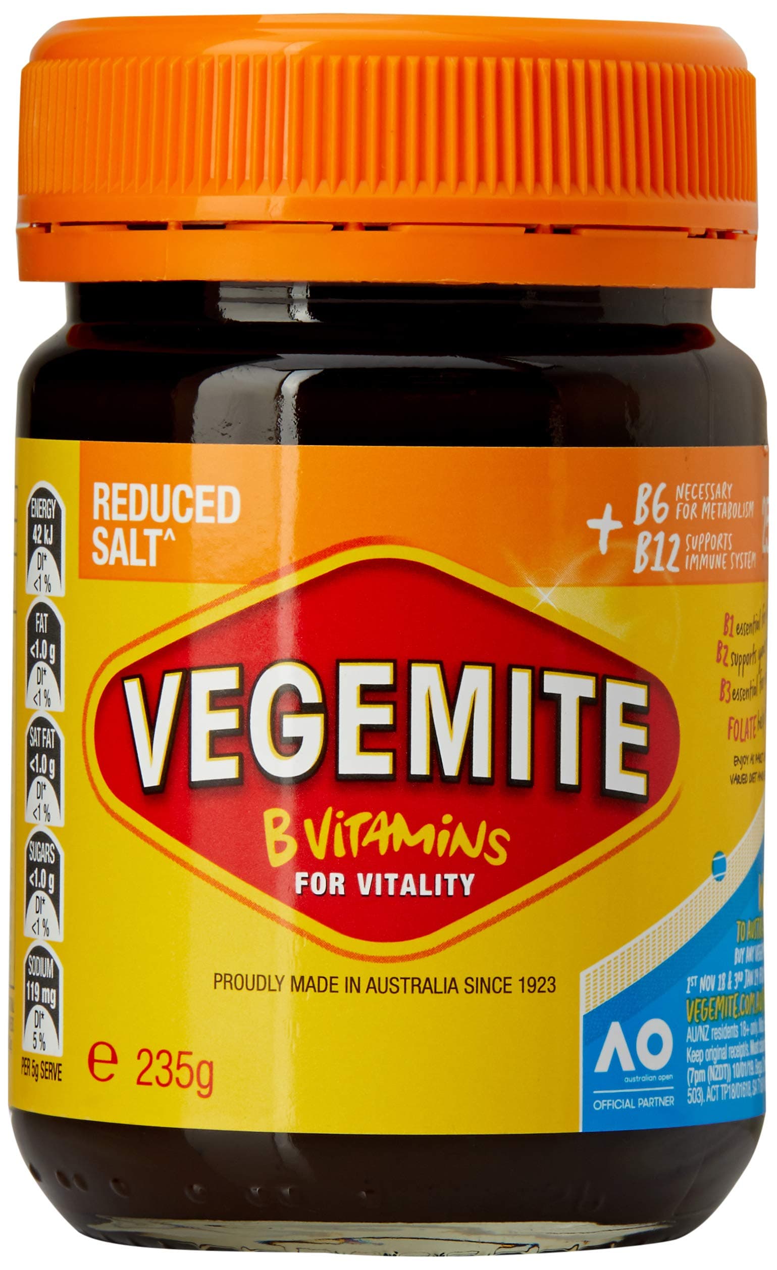 Vegemite Salt Reduced Vegemite 235gm