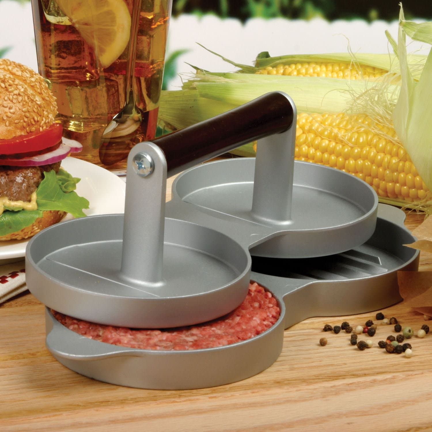 Norpro Double Burger Press, Crab Cakes Appetizer Press