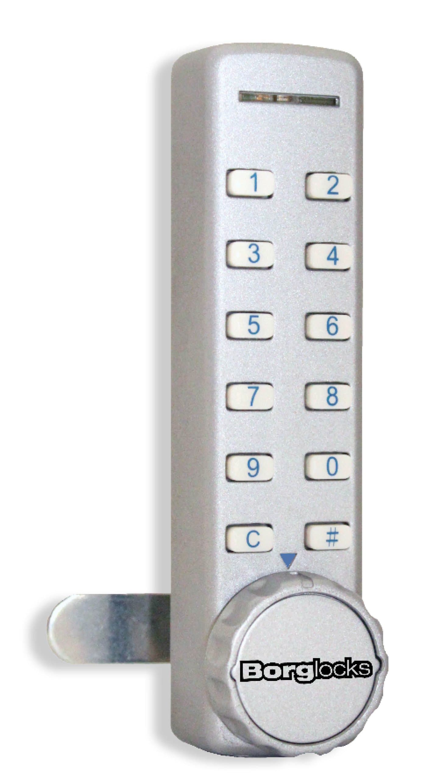 Borg Locks BL200 Satin Chrome Electronic Cabinet Lock