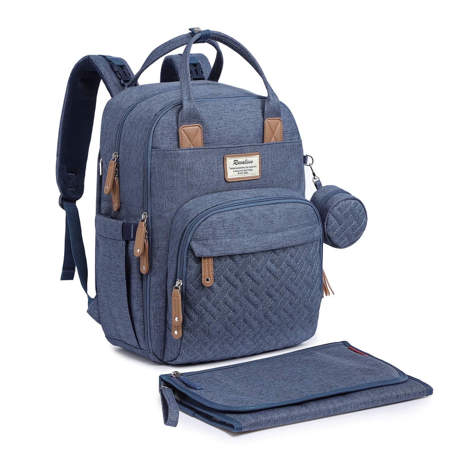 RUVALINO Baby Diaper Bag Backpack