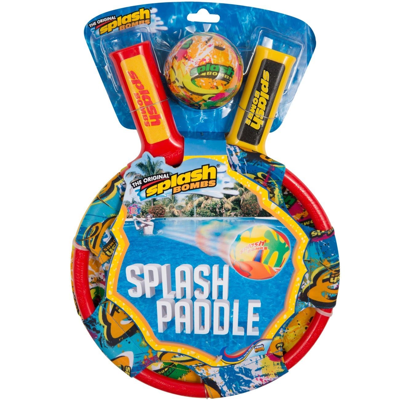 Splash Bombs Splash Paddle Ball 3-pc Pool Toy Set for Kids