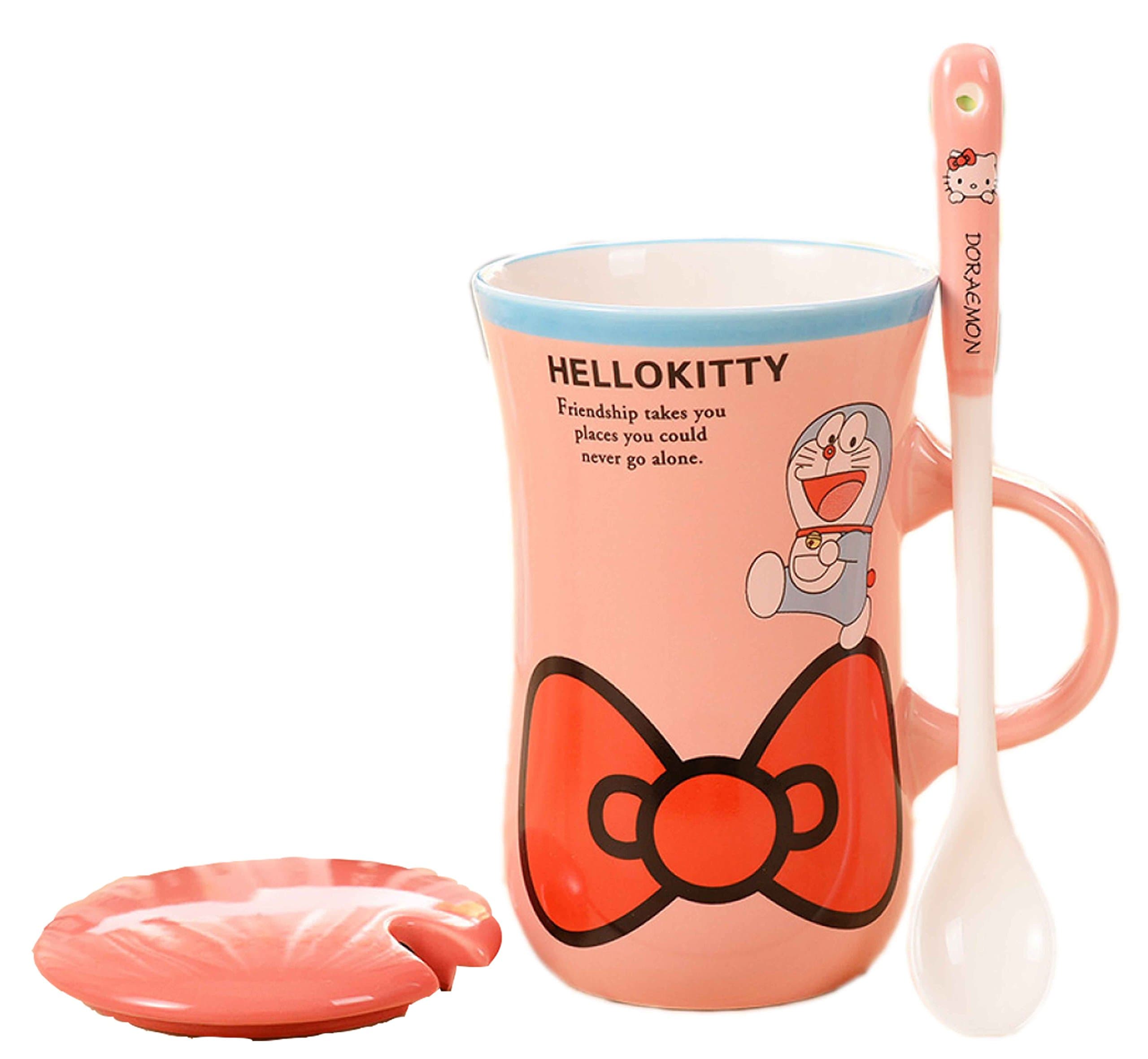 Zhidong Weng Ceramic Doraemon coffee cup (pink)